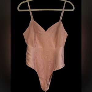 Lani The Label Satin and Lace look bodysuit NWT